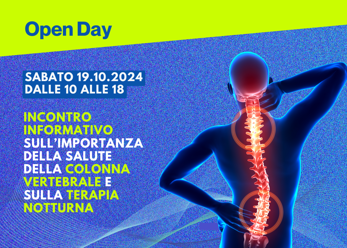 19 ottobre: Open Day per la salute della colonna vertebrale